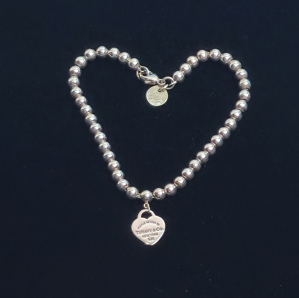 Tiffany Co Return To Tiffany Blue Heart Bracelet - Picture 5 of 14